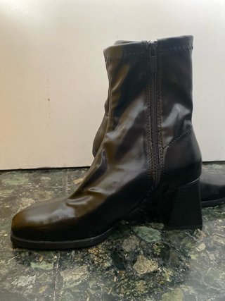 Botines negros Stradivarius