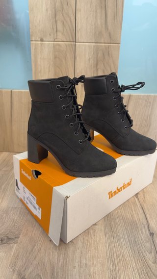 Botas Timberland Tacón Negro Mujer