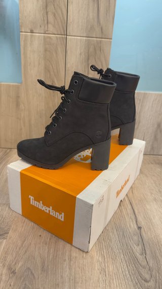 Botas Timberland Tacón Negro Mujer