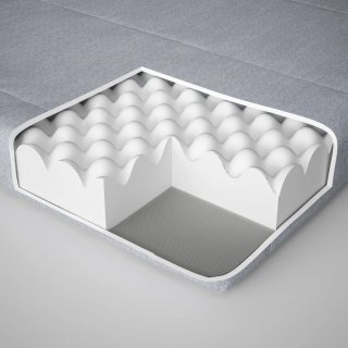 Colchón de espuma Ägotnes de Ikea. Medida 140x200