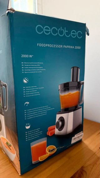 Procesador Cecotec Paprika 2000 Nuevo a estrenar