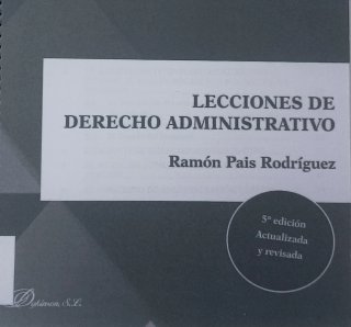 Lecciones de derecho administrativo