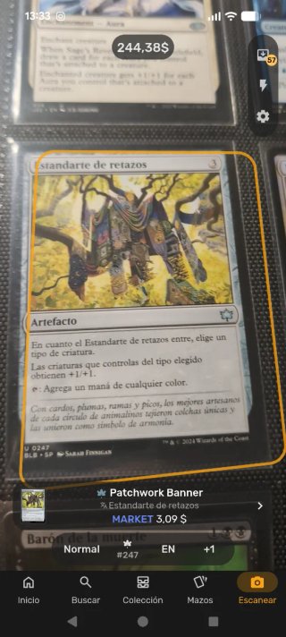 Carta Magic Estandarte de Retazos