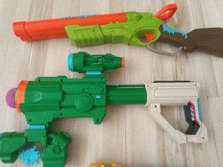 Lote 3 armas de juguete
