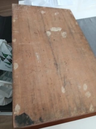 Escritorio antiguo de madera para mesa