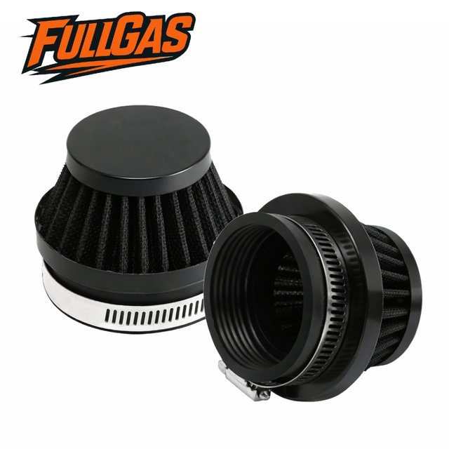 FILTRO DE AIRE NEGRO CÓNICO DIÁMETRO 34-36MM