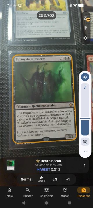 Barón de la Muerte Magic The Gathering Carta
