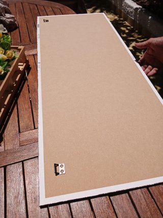 Stampa floreale 40x100 cm su legno