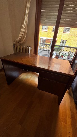 Mesa Escritorio de madera vintage amplio