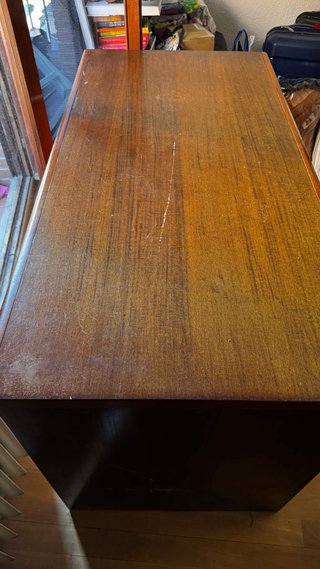 Mesa Escritorio de madera vintage amplio