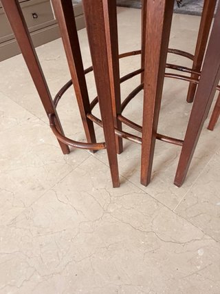 Juego 3 mesas nido madera estilo clásico