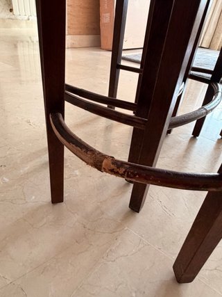 Juego 3 mesas nido madera estilo clásico