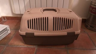 Transportín Perro/Gato Beige y Marrón