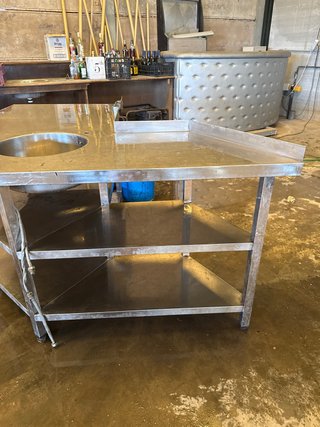 Fregadero Acero Inox para Chiringuito/Campo