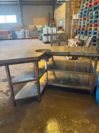 Fregadero Acero Inox para Chiringuito/Campo