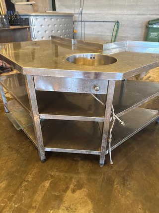 Fregadero Acero Inox para Chiringuito/Campo