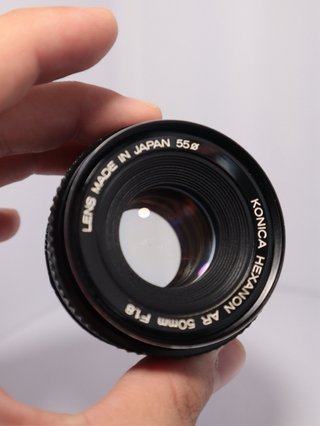 Konica Hexanon AR 50mm f/1.8 Objetivo Vintage