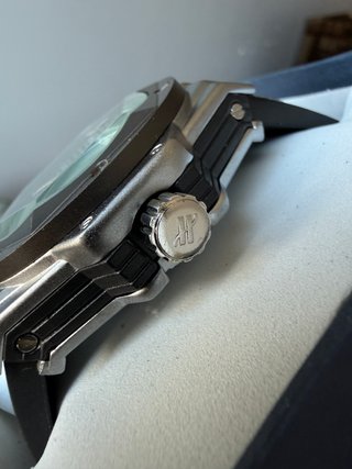 Reloj Hublot Esfera Geométrica Plata