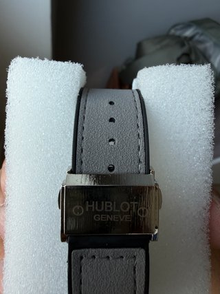 Reloj Hublot Esfera Geométrica Plata