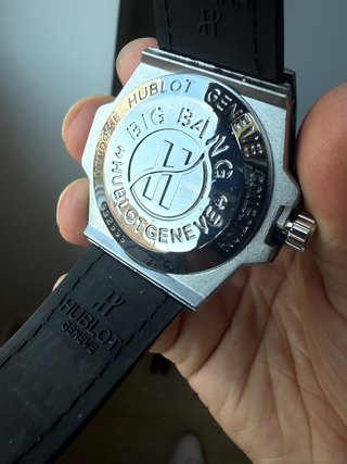 Reloj Hublot Esfera Geométrica Plata