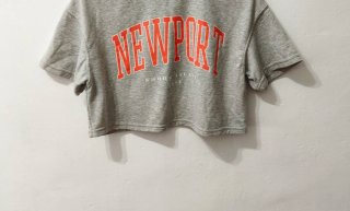 Camiseta cropped Bershka mujer Talla S