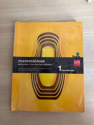 Matemáticas aplicadas a las ciencias sociales I...