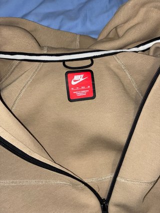 Chaqueta Nike Tech Fleece Beige Original