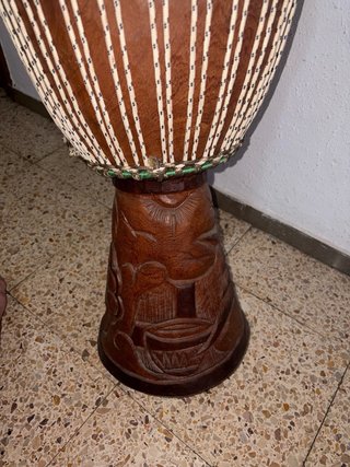 Yembé Africano Artesanal Piel