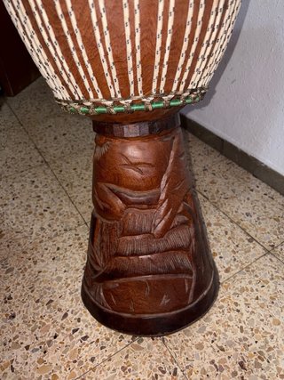 Yembé Africano Artesanal Piel