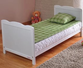 Cuna convertible bebé con colchón aloe vera