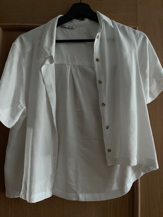 Camisa blanca corta
