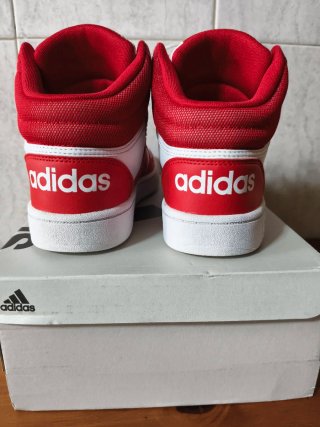 Zapatillas Adidas Talla 38 2/3 Rojas y Blancas