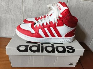 Zapatillas Adidas Talla 38 2/3 Rojas y Blancas