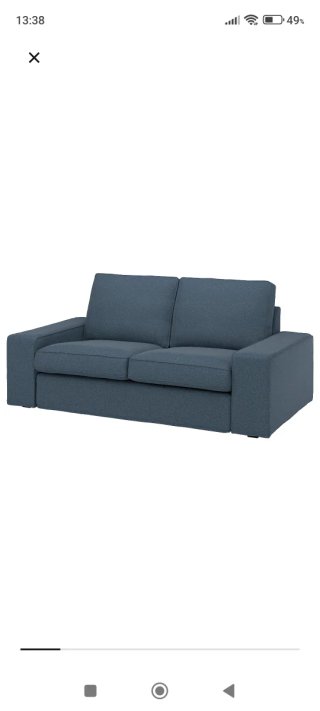 Sofá Kivik Ikea Gris