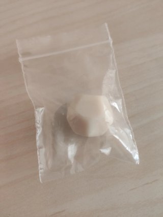 Dado 12 facce bianco