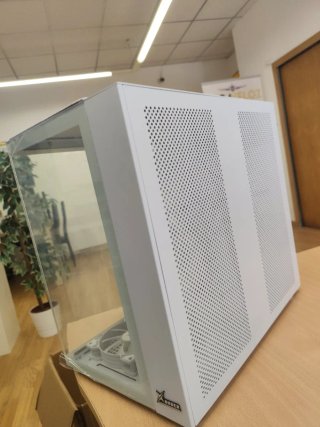 Caja Gaming ATX Blanca Cristal Templado