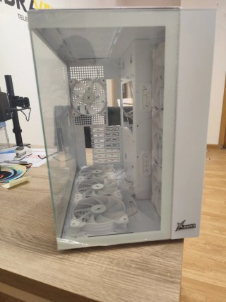 Caja Gaming ATX Blanca Cristal Templado