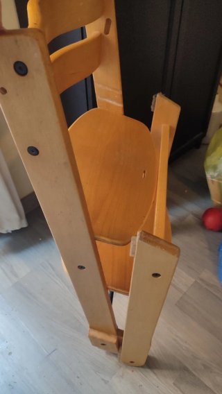 Trona evolutiva madera plegable
