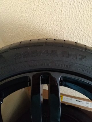 Llantas BMW 17 Pulgadas serie M6 CON NEUMÁTICOS.