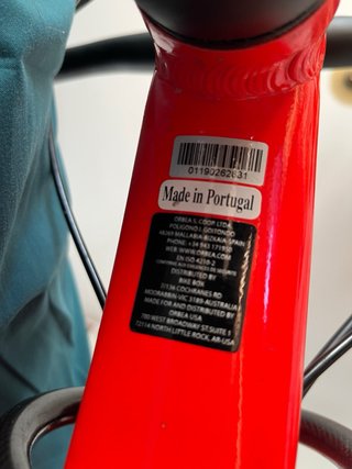 Bicicleta Orbea Roja