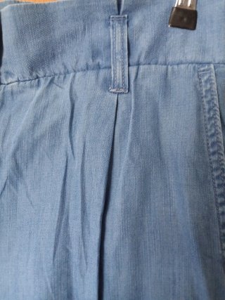 Pantalones vaqueros finos talle alto largos, M/L