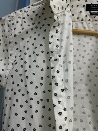 Camisa Zara Man Estampada Talla S