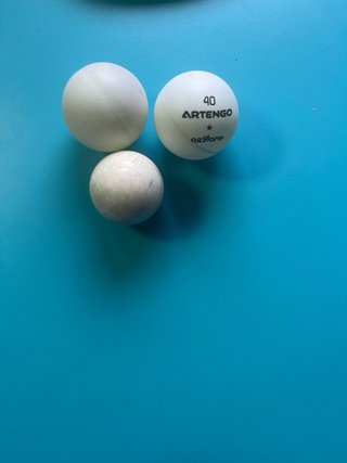 Funda, 2 palas y 2 pelotas ping pong y 1 futbolin
