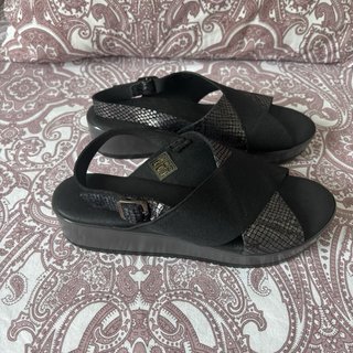 Sandalias cuña Natalia Blanco piel 39