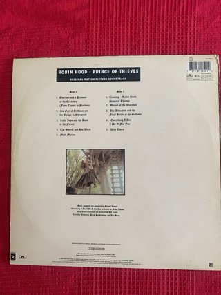 Vinilo Robin Hood: Prince of Thieves Banda Sonora