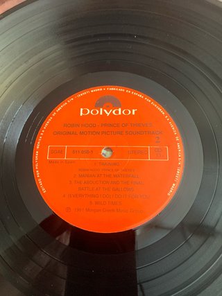 Vinilo Robin Hood: Prince of Thieves Banda Sonora