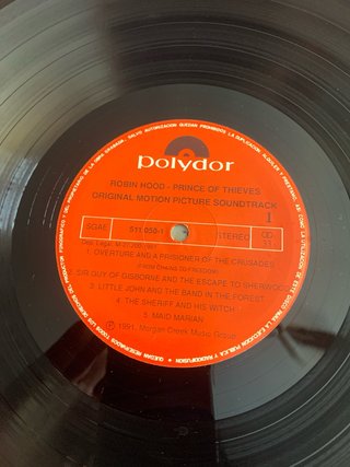 Vinilo Robin Hood: Prince of Thieves Banda Sonora
