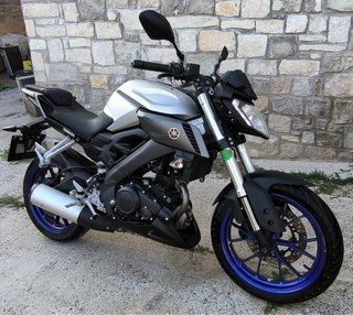 Yamaha MT 125 Naked Negra/Plata