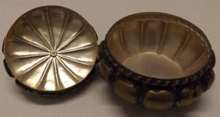 Portagioie Zuccheriera Ottone Design Mid-Century