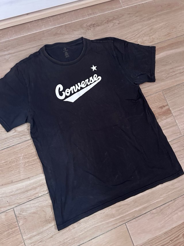 Camiseta Converse Negra